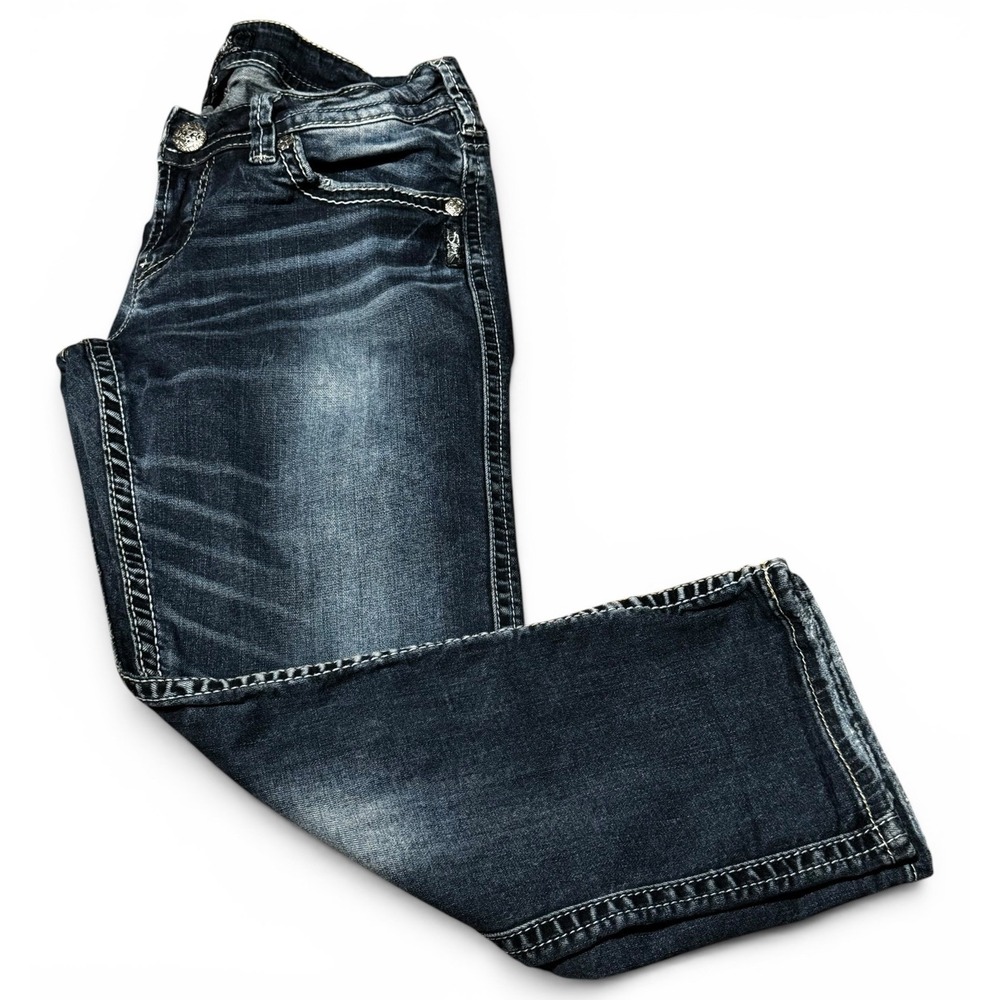 Silver Jeans Suki Cropped Jeans Women's W29 Dark Wash